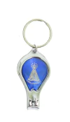 Chaveiro Nossa Senhora Aparecida cortador - Azul