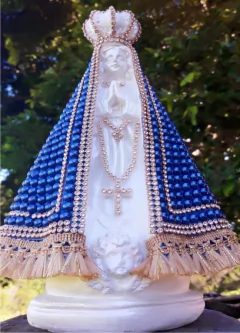 NOSSA SENHORA APARECIDA PEROLADA 23 CM - comprar online