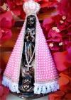 NOSSA SENHORA APARECIDA PEROLADA 23 CM