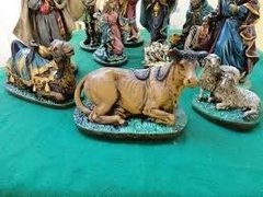 Presépio Em Gesso 14 Peças, Italiano - Entrega Imediata (Preço de Fabrica) DE 599,99 POR 199,99 - comprar online