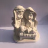 Presépio Escultura em Gesso Cru Infantil Sagrada Família Artesanato ( PREÇO DE FABRICA