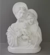 Sagrada Família em Gesso Cru 15 cm