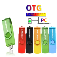 USB Flash Drive OTG Pen Drive 64gb 32gb USB Stick 16gb Rotatab Para Android Micr
