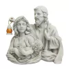 Imagem Busto Sagrada Família em Mármore - 24 cm