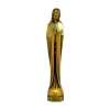 Imagem Nossa Senhora do Silêncio em Mármore com Pintura Bronze - 18cm