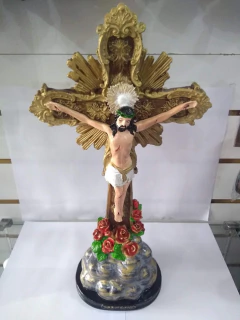 Imagem Bom Jesus Lapa 40cm pintada