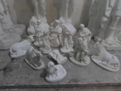 Presépio 12 Peças - Gesso Cru Para Pintar - 25 Cm