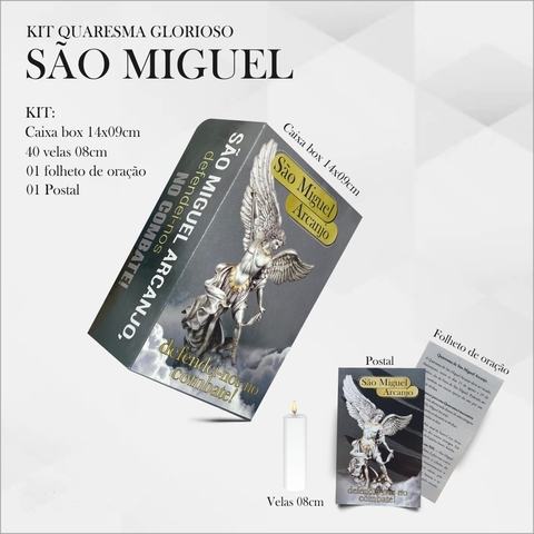 Kit 40 - VELAS Quaresma de São Miguel - Arcanjo Miguel - Quaresma - Velas