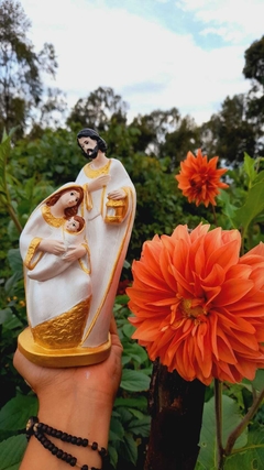 Presépio pintado 19cm - dourado