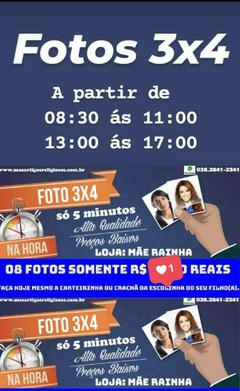 FOTOS 3 X 4 EM 5 MIN...