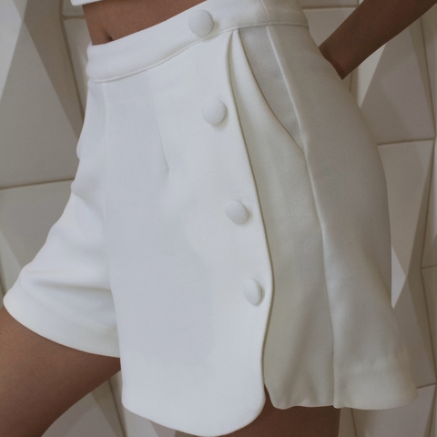 Shorts Alfaiataria Off White - comprar online