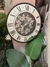 Reloj de pared espejado con engranajes - comprar online