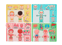 CUERPO HUMANO- 3 EN 1 (LOTERIA- MEMO- ALINE) en internet