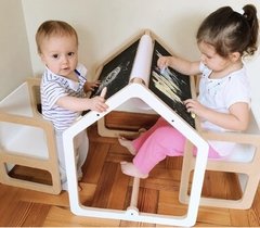 CASITA MONTESSORI + pizarron no incluye silla (a pedido) escritorio montessori - comprar online