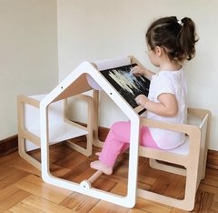 CASITA MONTESSORI + pizarron no incluye silla (a pedido) escritorio montessori