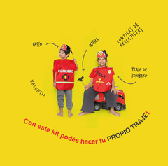 DISFRAZ DE BOMBERO