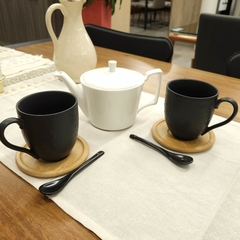 TETERA CONICA DE CERAMICA BLANCA - BAUHAUS HOME & DECO
