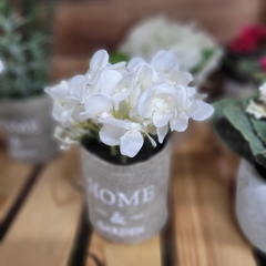 HORTENSIA EN CANASTO DE LINO - comprar online