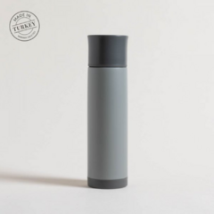 TERMO DE ACERO INOXIDABLE GRIS TOPO 750ML en internet