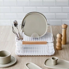 SECAPLATOS Y CUBIERTOS DE ACERO - BLANCO - comprar online