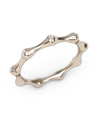Aliança Bamboo | Ouro Branco 18k