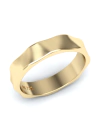 Aliança Wave | Ouro Amarelo 18k