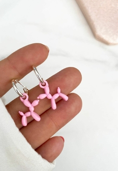 ARGOLLITA PERRITO ROSA ACERO BLANCO