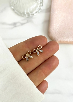 AROS MOÑO COQUETTE ACERO DORADO - comprar online