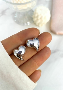 AROS GINNY ACERO BLANCO - comprar online