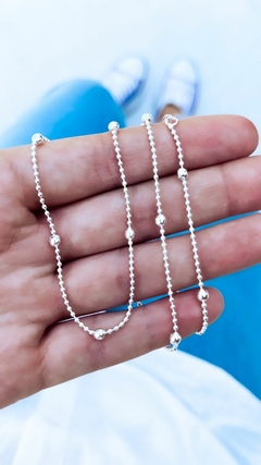 CADENA SAVATI ACERO BLANCO - comprar online