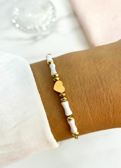 PULSERA LANA ACERO DORADO - comprar online