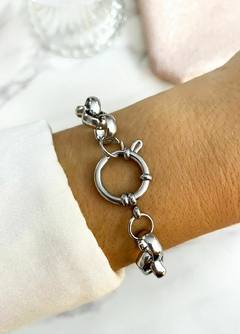 PULSERA ROLO CON CIERRE MARINERO ACERO QUIRURGICO - comprar online