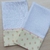 Fraldas de boca barrado Floral - Linha Premium- babete 100% algodão 2 peças