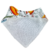 Kit 2 Babadores Bandana Slim Crivale – 100% Algodão – Raposas no Bosque e Poá Verde Jade