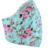 Kit 2 Babadores Bandana Slim Crivale – 100% Algodão – Jardim Delicado Azul Claro e Poá Pink na internet