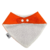 Babador Bandana Slim - Poá Laranja - 1 peça - loja online