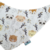 Babador Bandana Slim - Segredos da Floresta - 1 peça - Crivale - feito á mão
