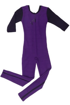 Violeta con estampa de telista