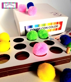 COLOR CON COLOR POMPONES - comprar online