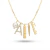 COLAR PINGENTES INICIAL A E OUTROS BANHO OURO 18K - comprar online