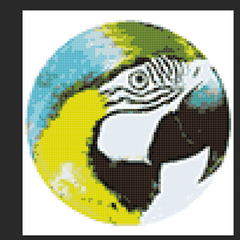 Papagayo pixelado - Toto Montivero