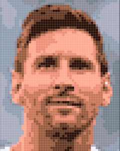 Pixelado de Messi - Toto Montivero
