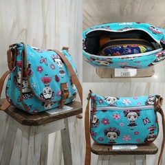 BANDOLERAS DE LONA ESTAMPADAS FRIDA