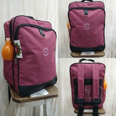 MOCHILA CORDURA LISA BORDO