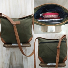 Carteras de Lona Verde Militar