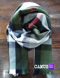 Ruanas Burbery verde militar
