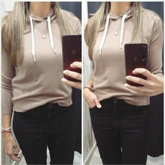 SWEATERS C/CAPUCHA DE BREMER BEIGE