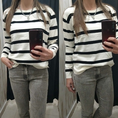 SWEATERS DE BREMER CRUDO/NEGRO