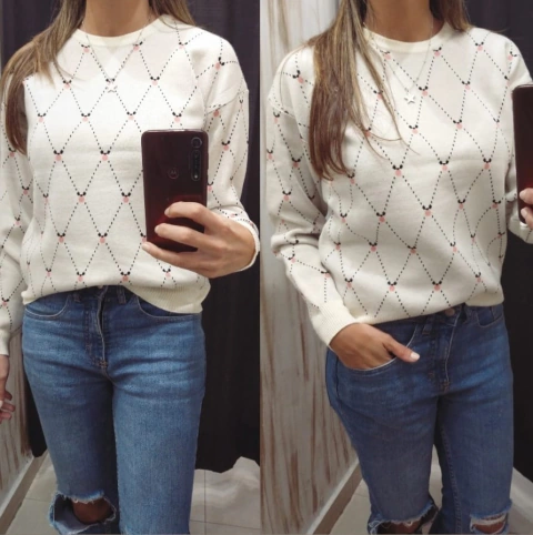 SWEATERS BARILOCHE BLANCO