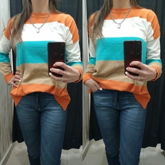 SWEATERS DE BREMER NARANJA/BEIGE